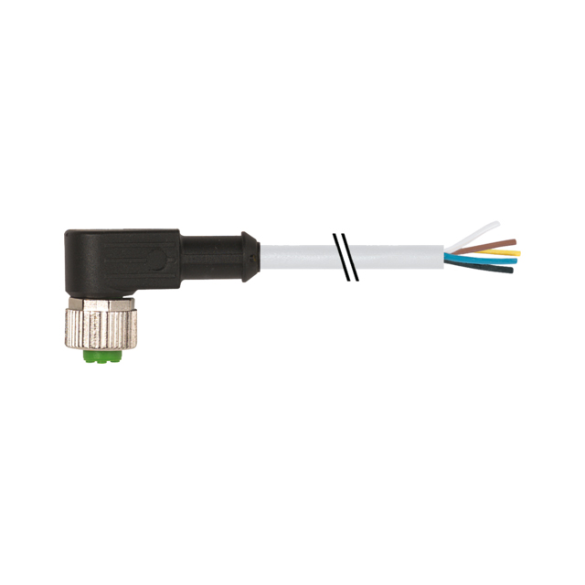 CBL 5POS PLUG RA TO WIRE 32.8'