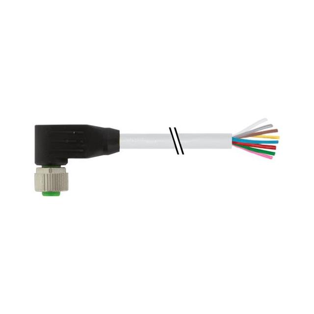 CBL 8POS PLUG RA TO WIRE 16.4'