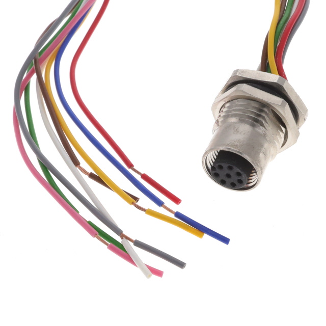 CIRC CBL 8POS PLUG TO WIRE 0.66'