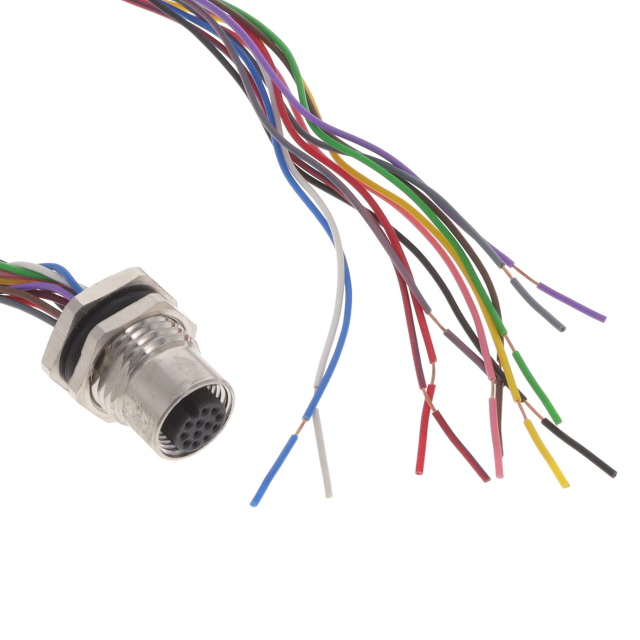 CIR CBL 12POS PLUG TO WIRE 0.66'