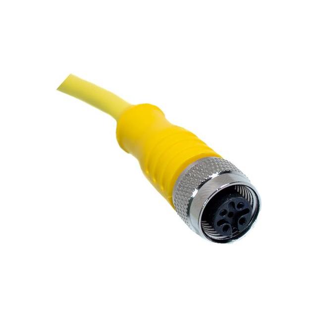 CIRC CBL 4POS PLUG TO WIRE 6.56'