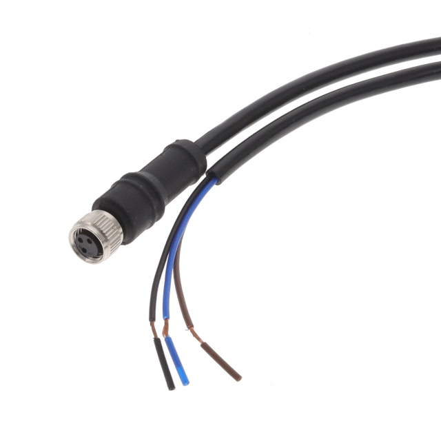 CIRC CBL 3POS PLUG TO WIRE 16.4'