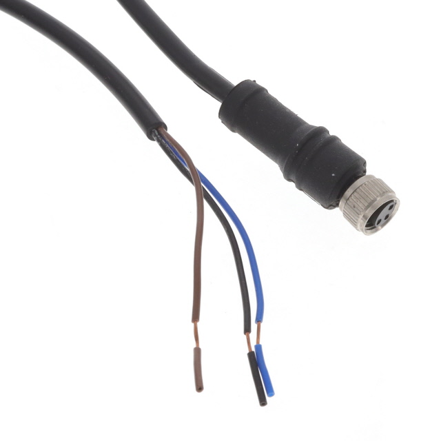 CIRC CBL 3POS PLUG TO WIRE 16.4'