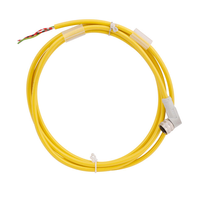 CORDSET,AC,RA,3P 3W,2M,YEL