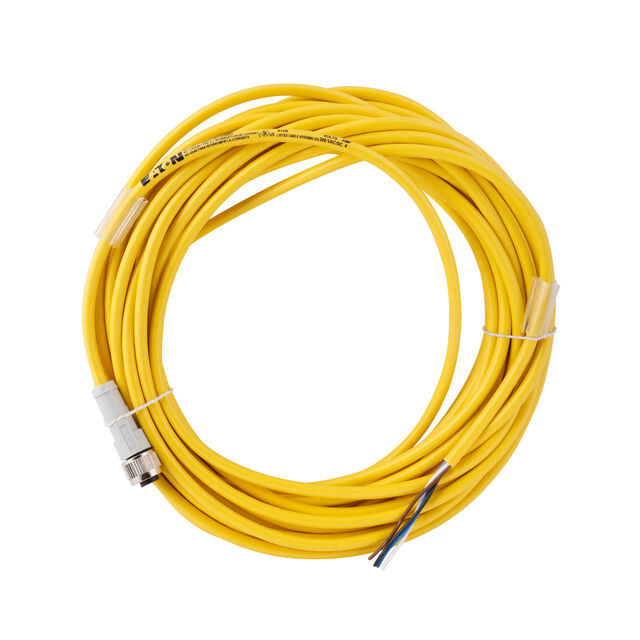 CORDSET,DC,4P 4W,10M,YEL