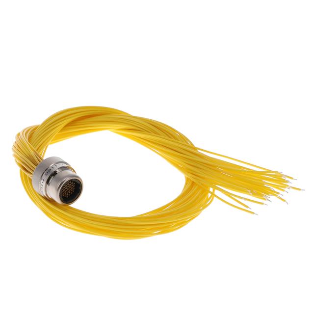 CIRC CBL 37POS PLUG TO WIRE 1.5'