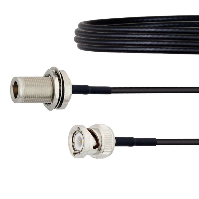 COAX CBL BNC TO N-TYPE 4.9'