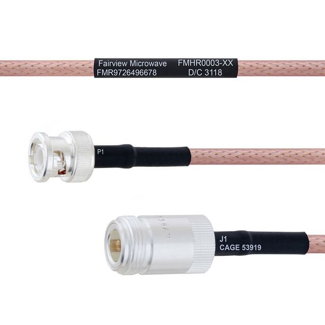 COAX CBL BNC TO N-TYPE 6.6'