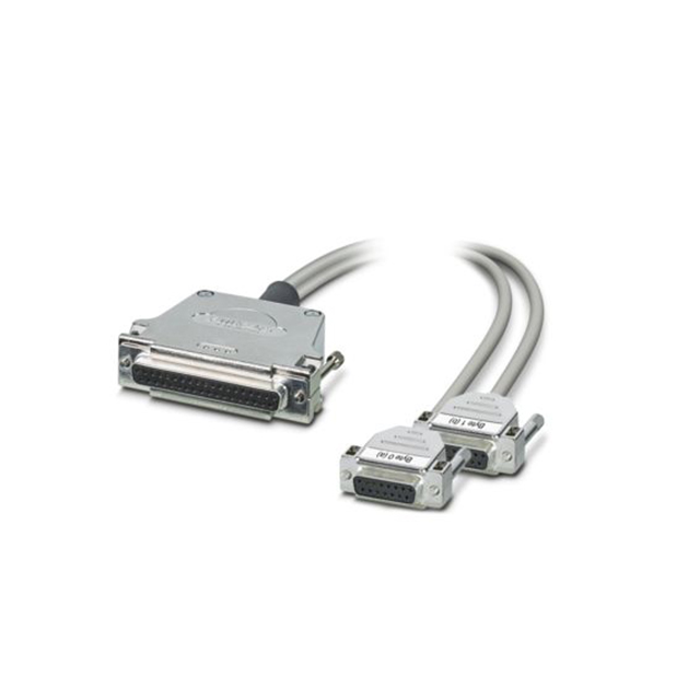 CABLE ASSY DB15 TO DB37 GRAY 8M