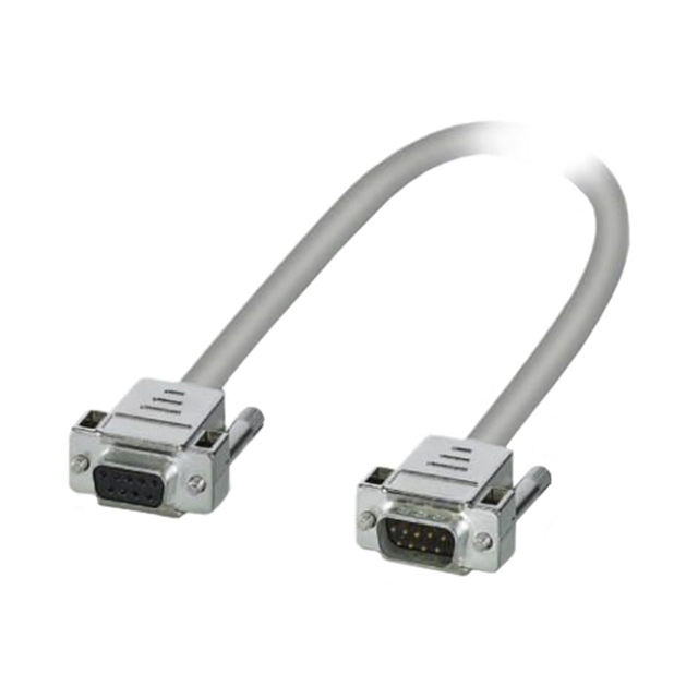 CABLE ASSY DB09 SHIELDED GRAY 3M