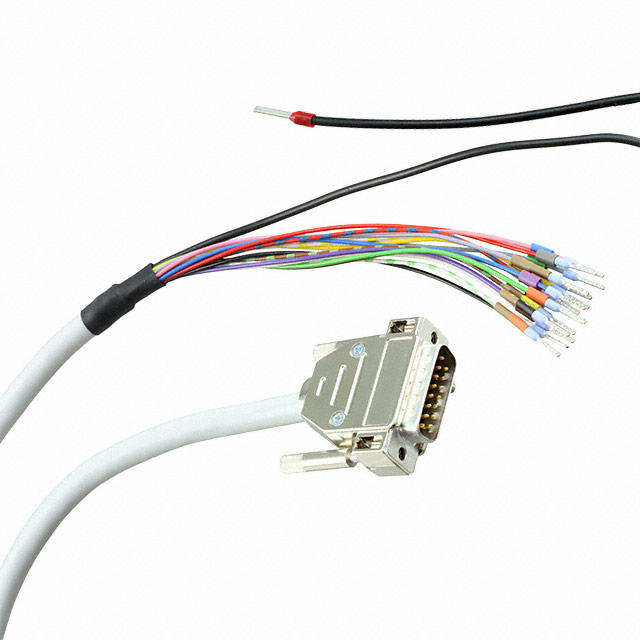 CABLE ASSY DB15 SHLD GRAY 500MM