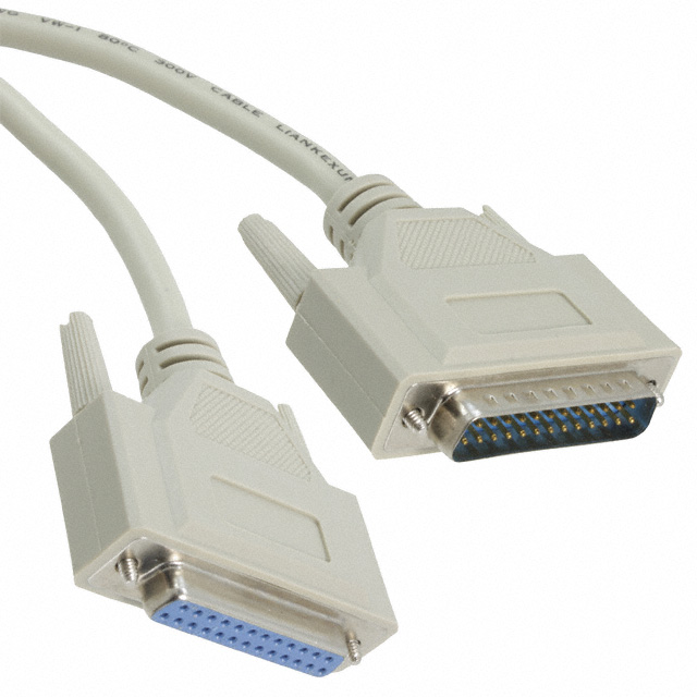 CABLE ASSY DB25 SHLD BEIGE 3.05M