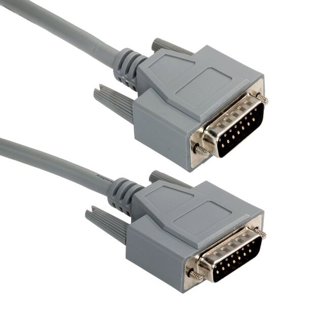 CABLE ASSY DB15 SHLD GRAY 1.52M