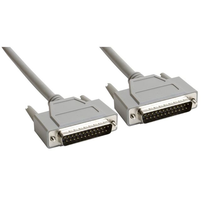 CABLE, DB25M/M MOLDED 25'