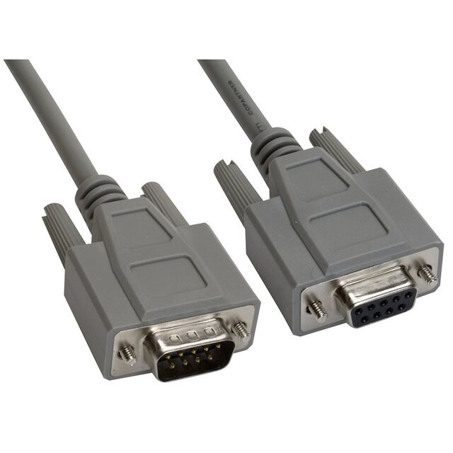 CABLE, DB9M/F DBL SHLD 6'