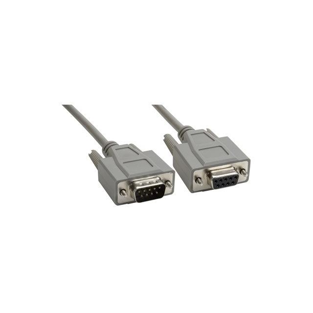 CABLE ASSY DB09 SHLD GRAY 762MM