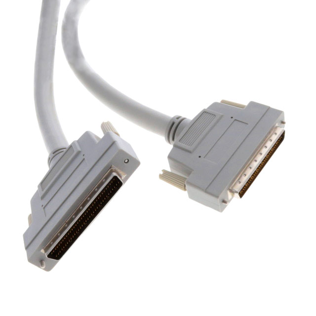 CABLE ASSY DB62 SHIELDED GRAY 1M