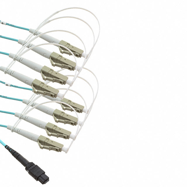 FIBER OPTIC CBL LC-MTP DUPLEX 3M