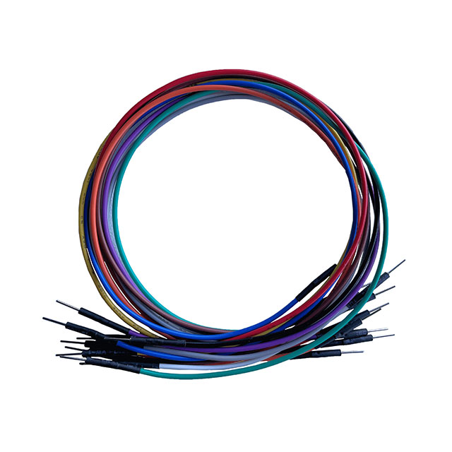 10-PACK MULTI-COLOR JUMPER WIRES