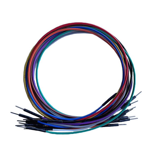 10-PACK MULTI-COLOR JUMPER WIRES