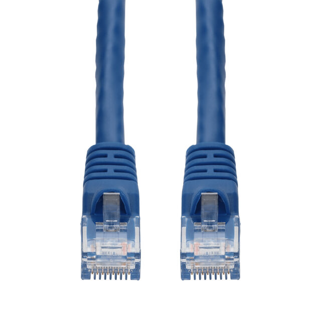 3FT BLUE CAT 6A PVC ETHERNET CAB