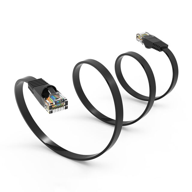 1Ft Cat6 Flat Ethernet Network C