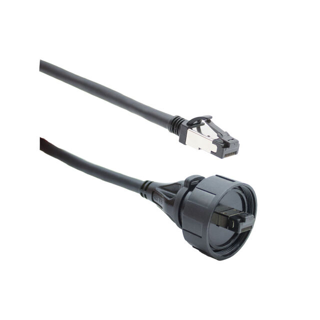 CBL ASSY RJ45 W/COUPL TO RJ46