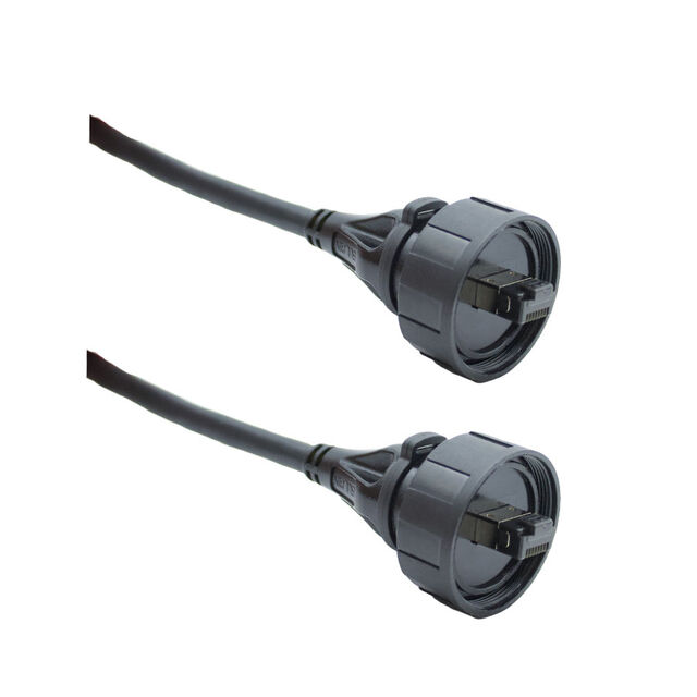 CBL ASSY RJ45 W/COUPL M TO M 3M