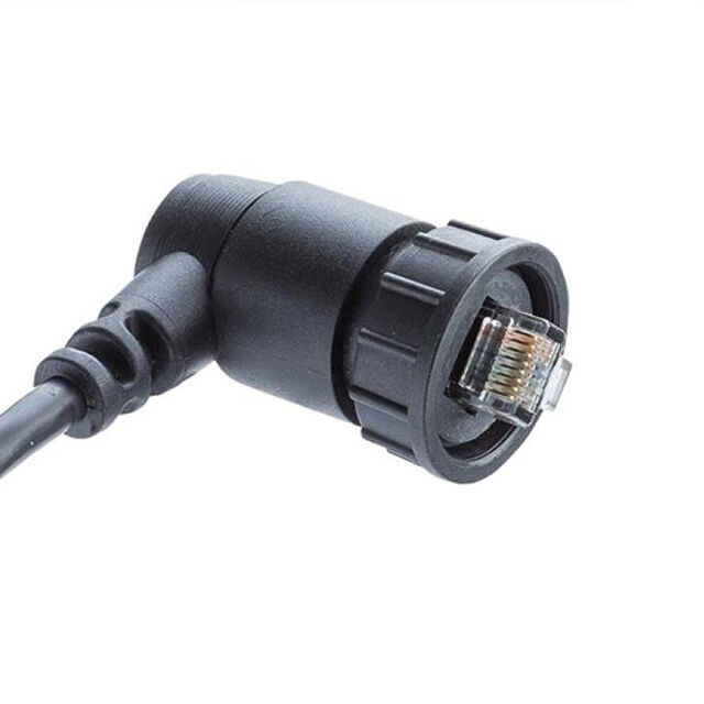 CABLE MOD 8P8C R/A PLG-CBL 3.28'