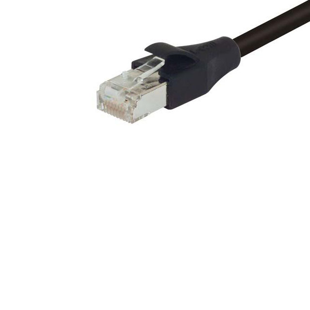 RJ45/RJ45 CAT5E IND BLK 100F