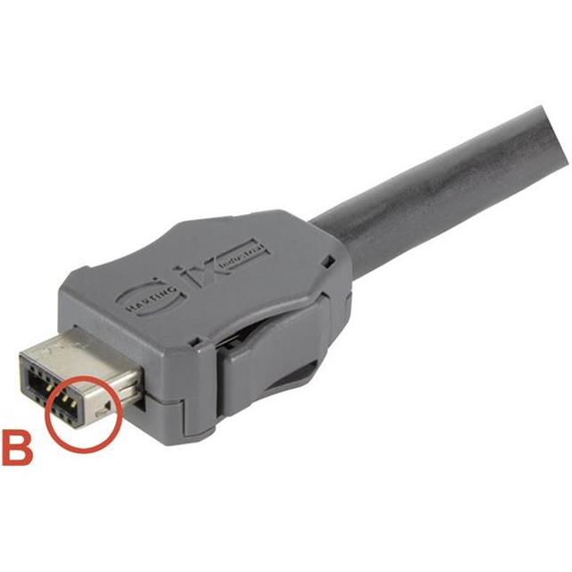 HARTING IX TYPE B 10PIN, STRAIGH