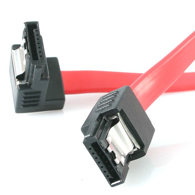 18IN RIGHT ANGLE SATA CABLE