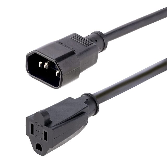 3FT (1M) POWER EXTENSION CORD, C