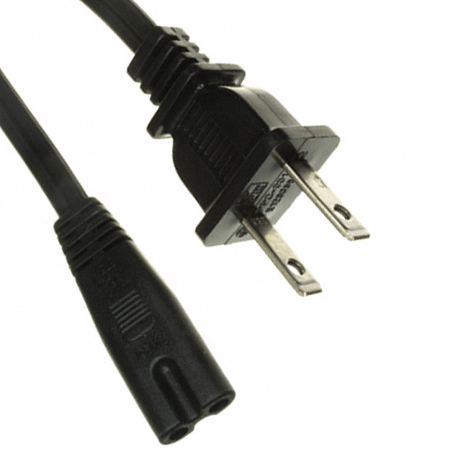 CORD 18AWG 1-15P - 320-C7 8' BLK
