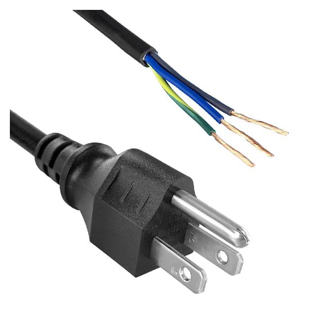 CORD 18AWG NEMA5-15P - CBL 6.56'