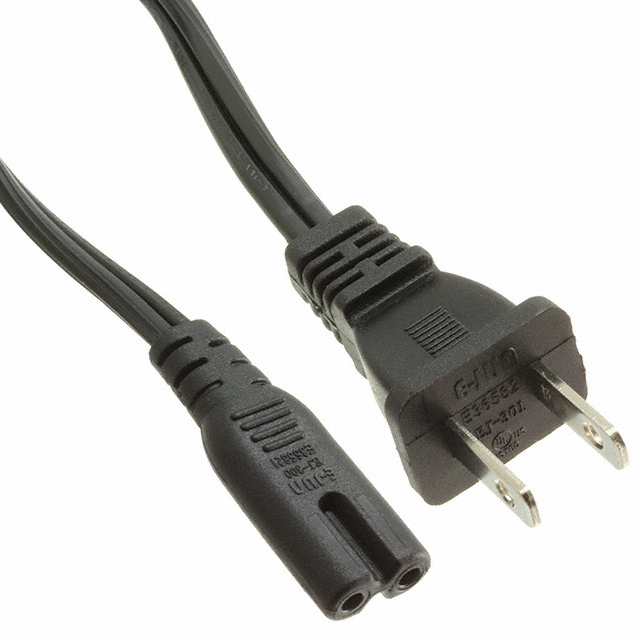 CORD 18AWG NEMA 1-15P - C7 6.56'