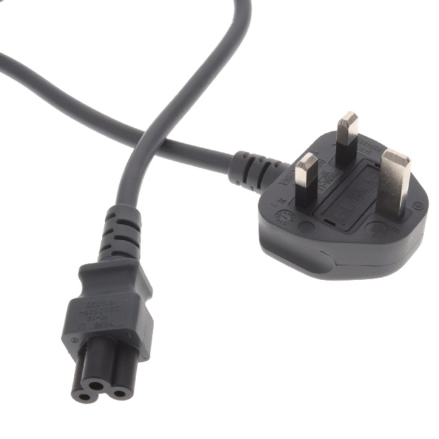 CORD 18AWG BS1363-IEC320 6.73'