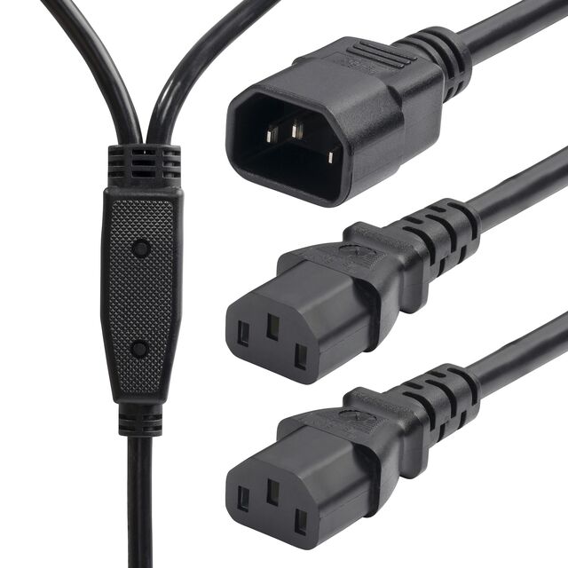 6FT POWER CORD Y SPLITTER