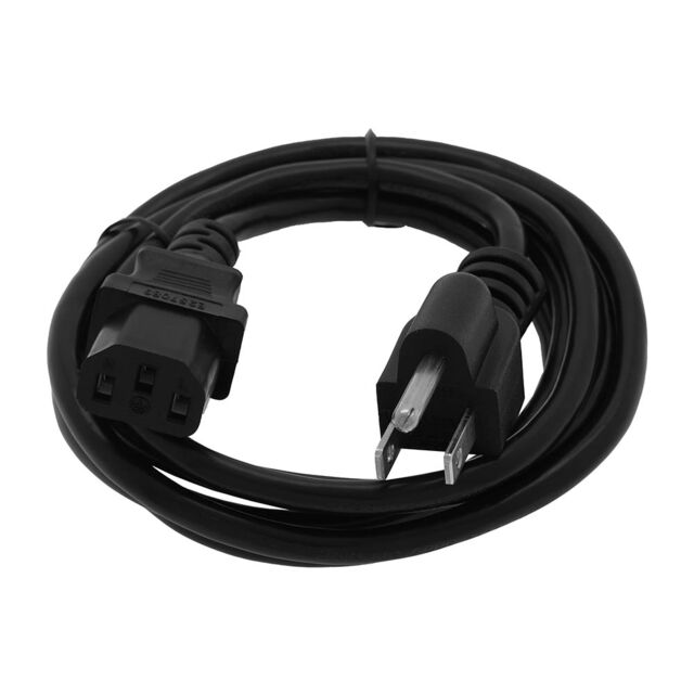 3Ft Computer Power Cord 5-15P to