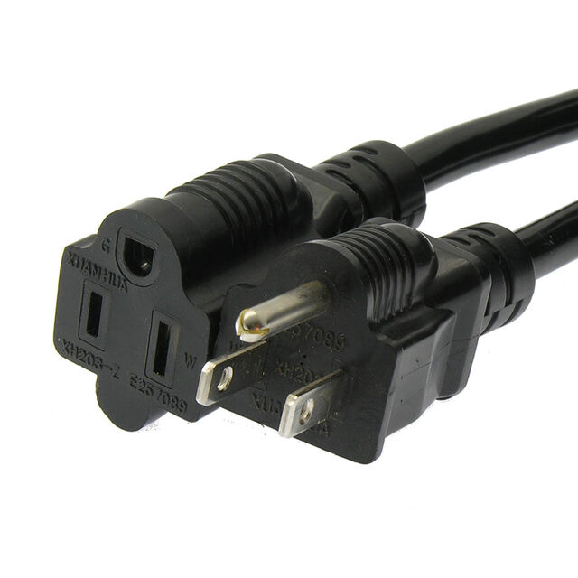 3Ft Power Cord 5-15P to 5-15R Bl