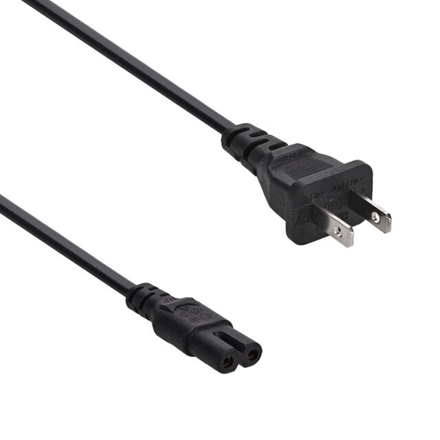 4Ft 2-Prong Figure-8 Power Cord