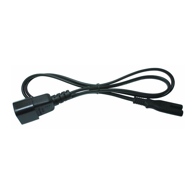 C7 TO C14 POWER CORD 1M BLACK