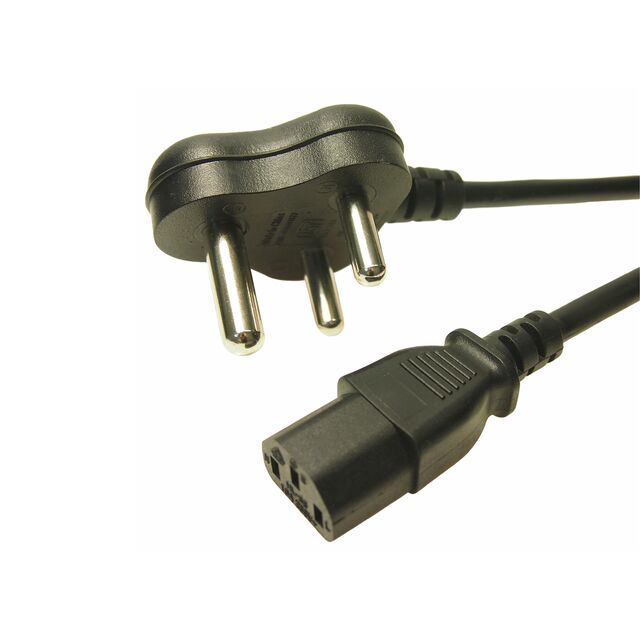 INDIAN TYPE D PLUG - C13 IEC 2M