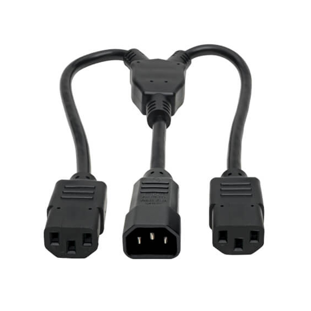 C14 MALE TO C13 FEMALE SPLITTER,