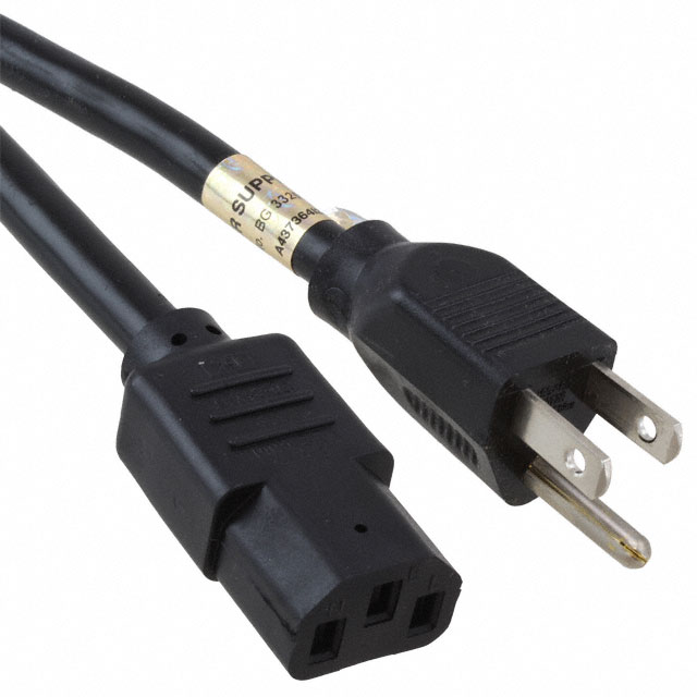 CORD 14AWG NEMA5-15P - IEC320 2'