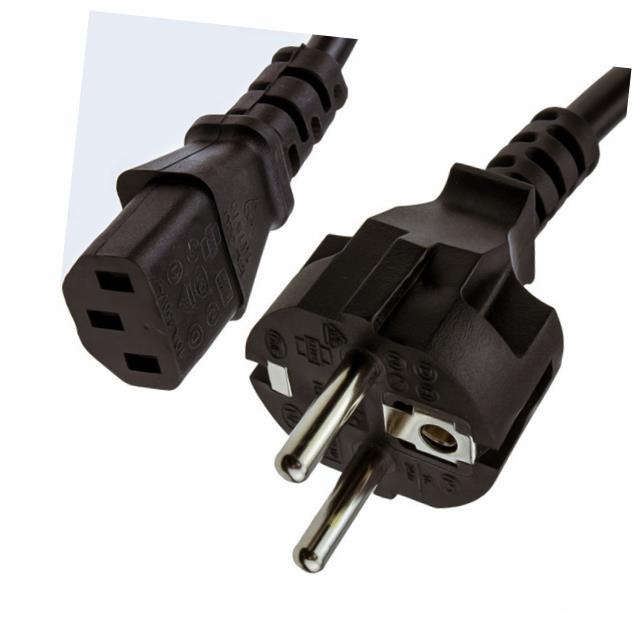 CORD 18AWG CEE7 TO C13 118"