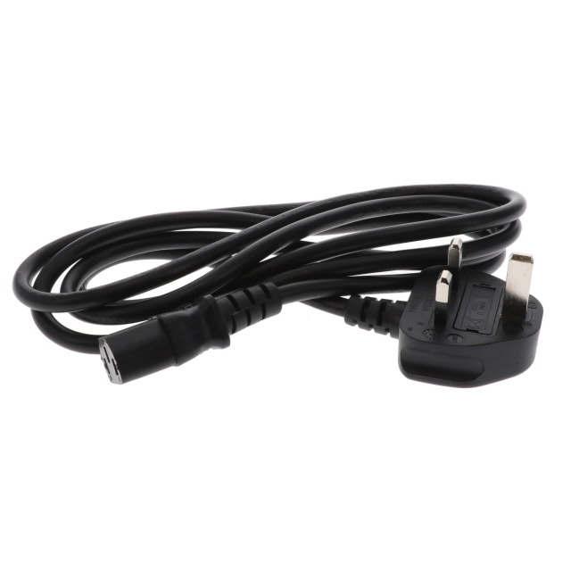 CORD IEC 320-C13 6' BLACK