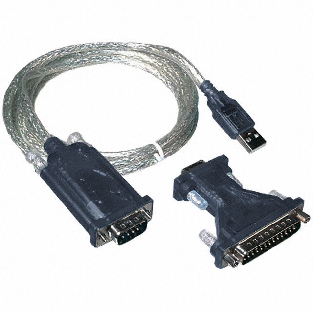 ADAPTER USB-SERIAL DB9/25 MALE