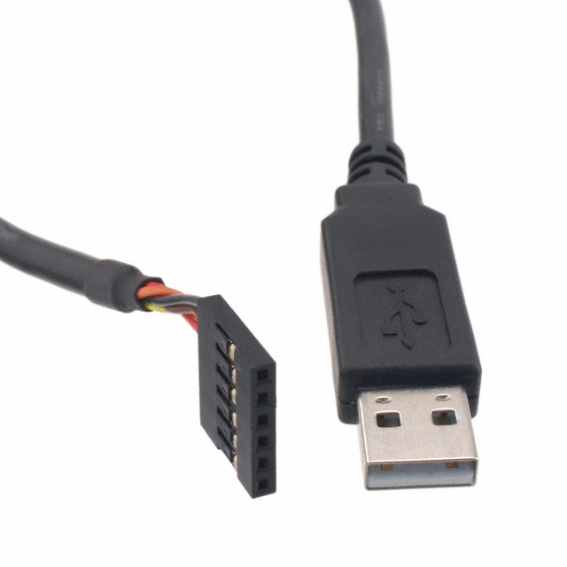CABLE USB EMBD UART 5V .1"HDR