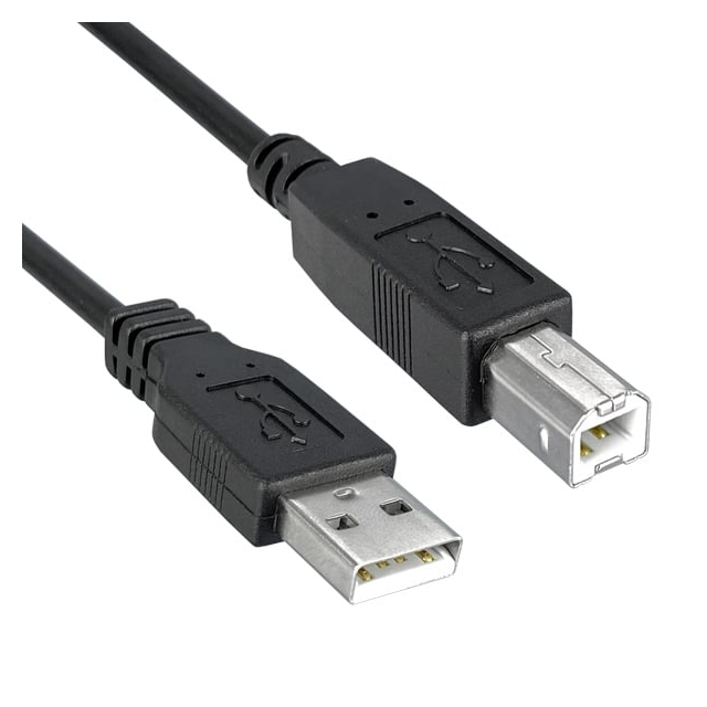 CBL USB2.0 A PLUG TO B PLUG 6'